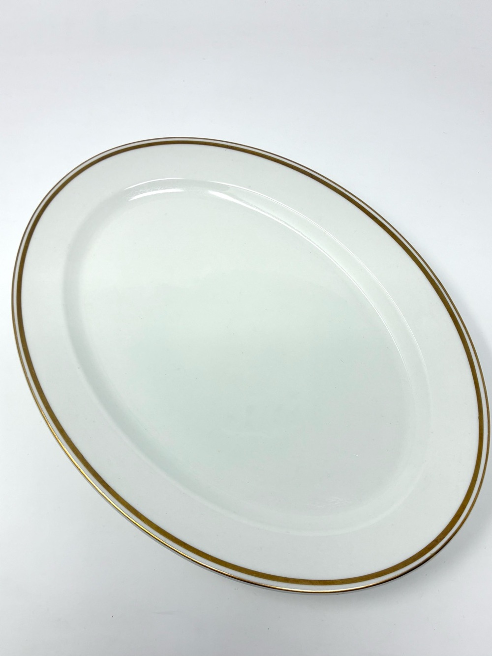 O.P. CO. Syracuse China Old Colony Pattern 12” Oval Platter Vintage Restaurant